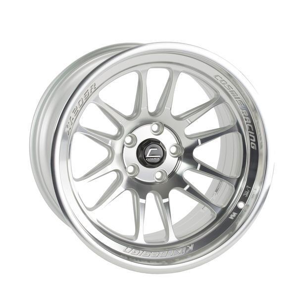 Cosmis XT206R Silver Machined Face 18×9.5 +10mm 5×114.3