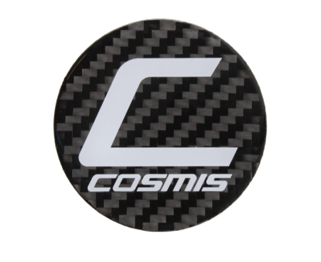Cosmis Racing Wheels Kevlar Carbon Fiber Center Cap Sticker – Single